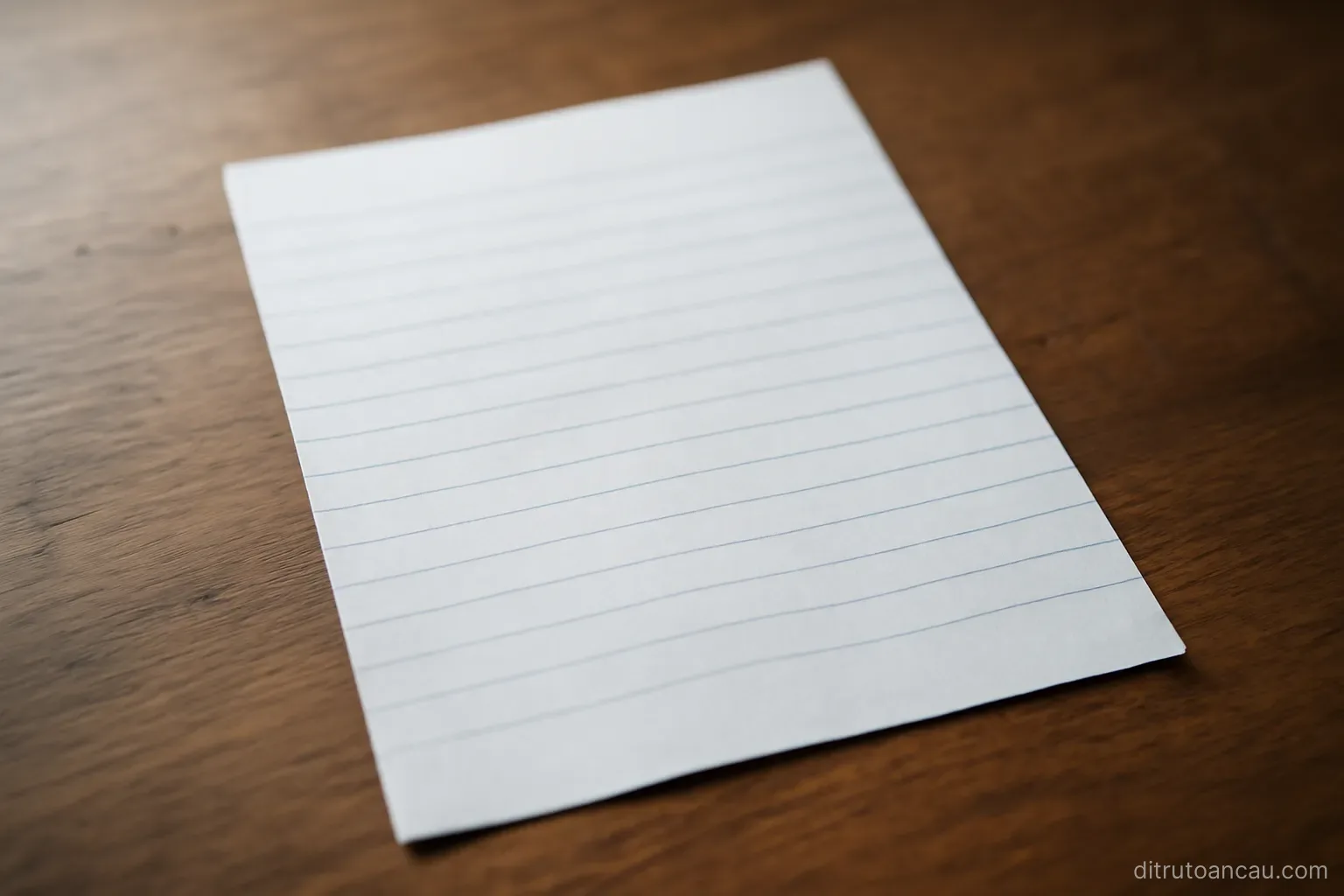 a short handwritten list on a single sheet of paper with wide margins on all sides