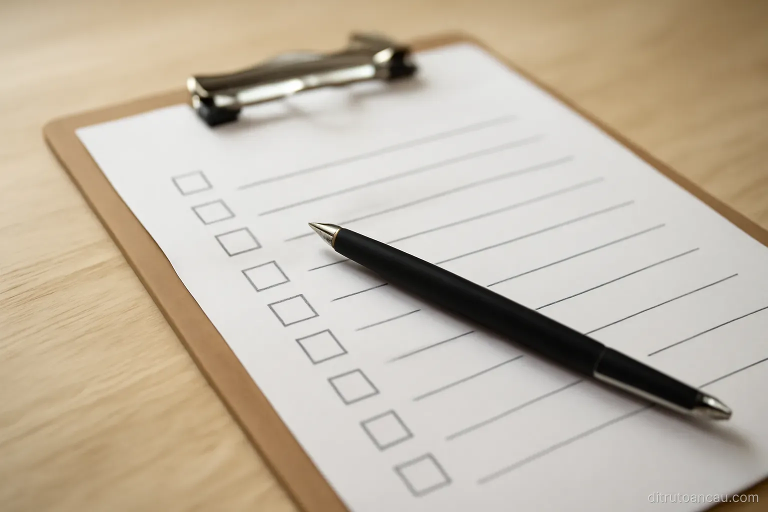 a census form on a clipboard with several tick boxes visible and a pen clipped to the top